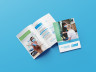 Brochure open mockup